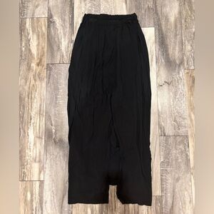 Windsor Long Maxi Slit Skirt Black Sz S